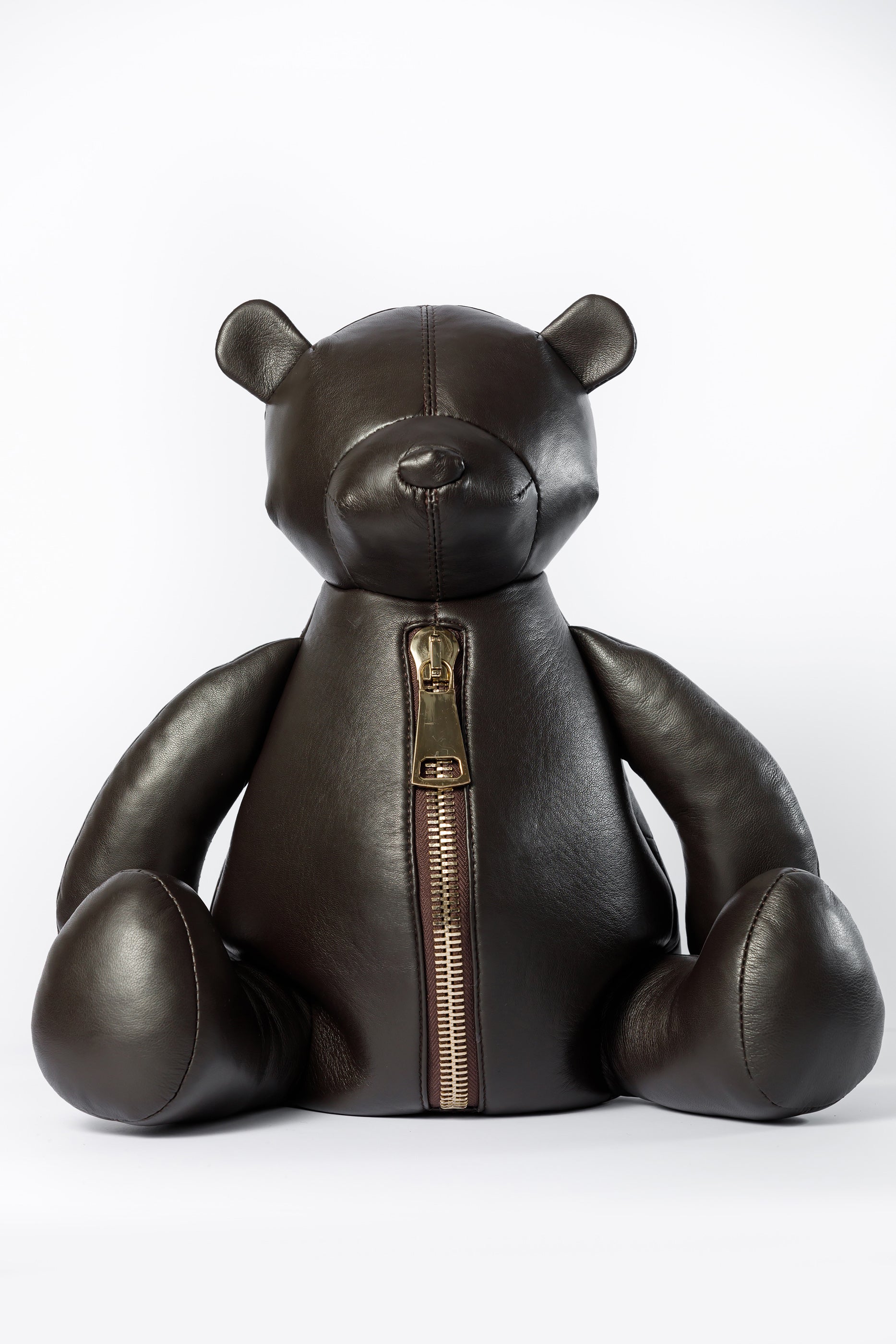 bear backpack leather Donsje "Polar Bear" It features a backpack in the shape of Tenderheart Bear. Rucksack Backpack Black Leather Teddy